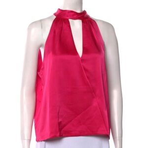 NEW - Alice & Olivia Halter Mock Neck Top - Size M